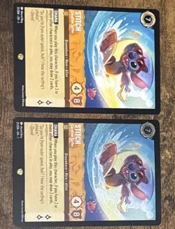 Disney Lorcana TCG Stitch Carefree Surfer First Chapter Legendary Foil / Base - Image 1