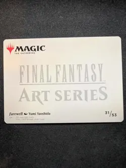 Farewell - Art Series 31/53 - Final Fantasy - MTG - Art Card - NM - Image 2