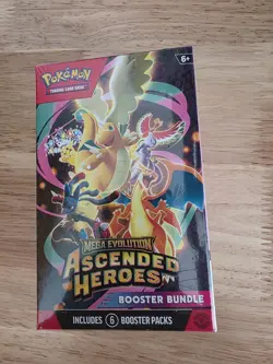 Pokemon TCG Mega Evolution Ascended Heroes Booster Bundle (6 Booster Packs) - Image 1