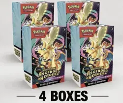 4 x Pokemon TCG: Mega Evolution-Ascended Heroes Booster Bundle (6 Packs) - Image 1
