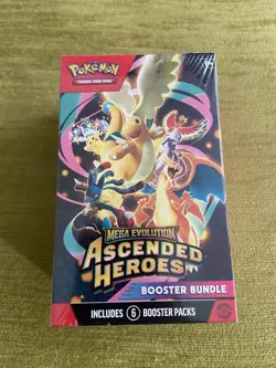 4x Pokemon TCG: Mega Evolution-Ascended Heroes Booster Bundle (6 Packs) SEALED - Image 2