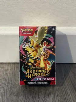 Pokemon TCG Mega Evolution Ascended Heroes Booster Bundle 6 Packs New Sealed - Image 1