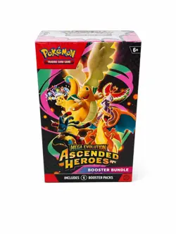 Pokemon TCG Mega Evolution Ascended Heroes Booster Bundle 6 Packs New Sealed - Image 1