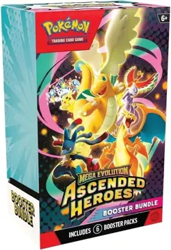 Pokemon TCG: Mega Evolution Ascended Heroes Booster Bundle (6 Packs) SEALED - Image 1