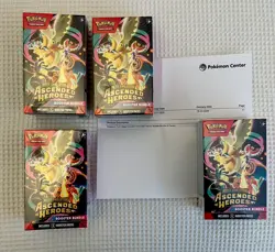 4x Pokemon TCG: Mega Evolution-Ascended Heroes Booster Bundle (6 Packs) - Image 1