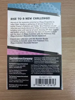 Pokemon TCG: 4x Mega Evolution-Ascended Heroes Booster Bundle (6 Packs) PRESALE - Image 2
