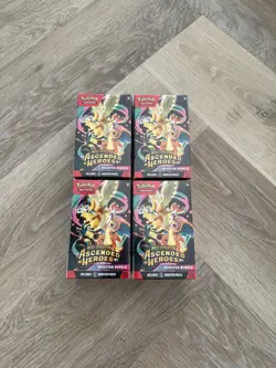 4x Pokemon TCG: Mega Evolution Ascended Heroes Booster Bundle (6 Packs Per Box) - Image 1