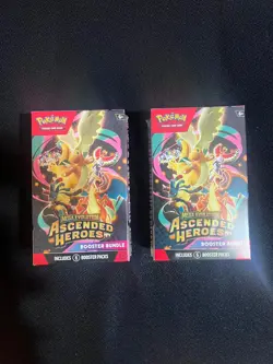 2x Pokemon TCG Ascended Heroes Booster Bundle Factory Sealed In-Hand - Image 1