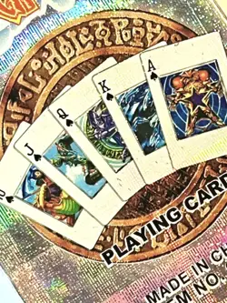 Vintage Yu-Gi-Oh! Poker Playing Card Deck Open Box — Unused NEW - Image 5