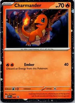 Charmander - (Cosmos Holo) 047 - SV: Scarlet & Violet Promo Cards Pokemon TCG NM - Image 1