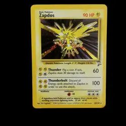 Zapdos (16/102) Holo Base Set Pokemon Card 2nd Edition WOTC - Image 1