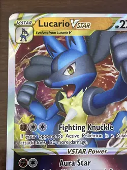 Lucario VSTAR SWSH214 SWSH: Sword & Shield Promo Cards Holo - Image 3