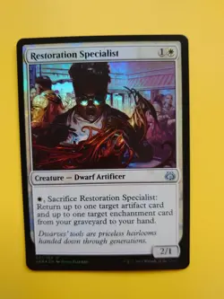 MTG Card. Restoration Specialist AER Artificer White Foil as pictures - Image 1