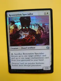 MTG Card. Restoration Specialist AER Artificer White Foil as pictures - Image 2