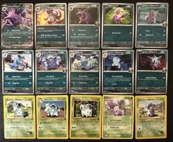 Nidoking & Nidoqueen Pokemon Cards| EX + Vintage 1995 + Team Rocket & Giovanni - Image 1
