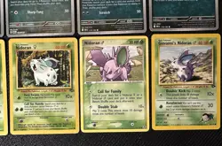 Nidoking & Nidoqueen Pokemon Cards| EX + Vintage 1995 + Team Rocket & Giovanni - Image 4
