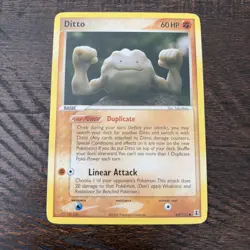 Pokemon TCG EX Delta Ditto (Geodude) Regular Common Card 62/113 - Image 1