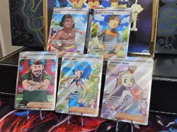 🌟 Pokemon TCG 🔥 5 Card Full Art Trainer Lot NM Supporter - Lana Jasmine Brock - Image 2