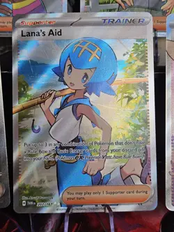 🌟 Pokemon TCG 🔥 5 Card Full Art Trainer Lot NM Supporter - Lana Jasmine Brock - Image 4