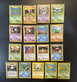 Pokemon 1st EDITION 2001 Neo Discovery Card Lot Of 17 NM / LP - Image 1