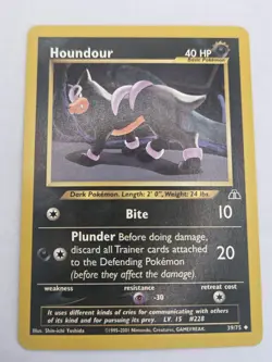HOUNDOUR - Neo Discovery Set - 39/75 - Uncommon - Pokemon Card - Unlimited - - Image 2