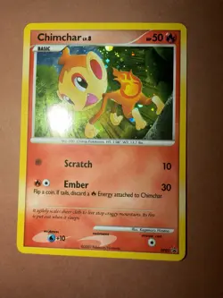 Chimchar - DP02 - Pokemon Promo Diamond & Pearl Ultra Rare Card LP/MP - Image 1