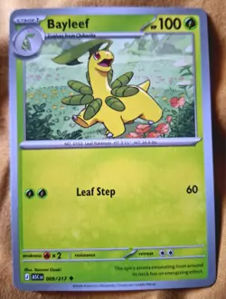 Pokemon Cards: Bayleef 9/217 Uncommon Regular ME: Ascended Heroes - Pokemon TCG - Image 1
