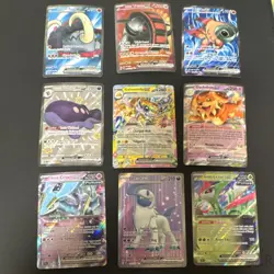 Pokemon EX Holo Card Lot (9) Great Tusk Iron Treads Chi-Yu Clodsire Galvantula - Image 1