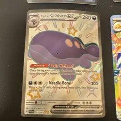 Pokemon EX Holo Card Lot (9) Great Tusk Iron Treads Chi-Yu Clodsire Galvantula - Image 5
