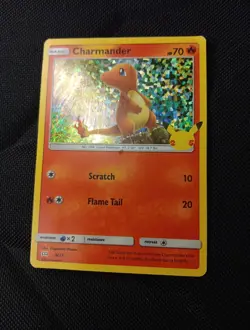 Pokemon TCG Charmander Holo Card 9/25 McDonald's 25th Celebrations Series - Image 1