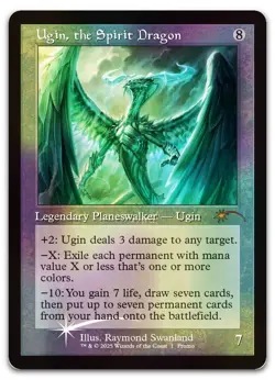 Ugin, the Spirit Dragon (Retro Frame) #1 (Foil) (NM) MagicFest MFP Magic MTG - Image 1