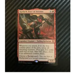 Magic: The Gathering Karlach Fury of Avernus Foil Mythic Red Legendary Creature… - Image 1