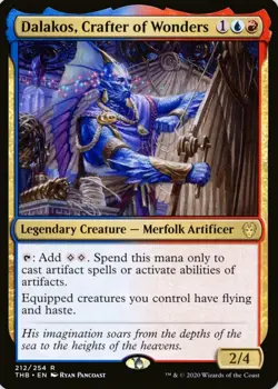 X 1 Dalakos, Crafter of Wonders NM-M Theros Beyond Death 212 MTG Magic - Image 1