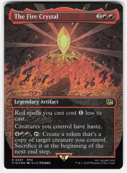 The Fire Crystal (Borderless) R FINAL FANTASY 337 NM - Image 1