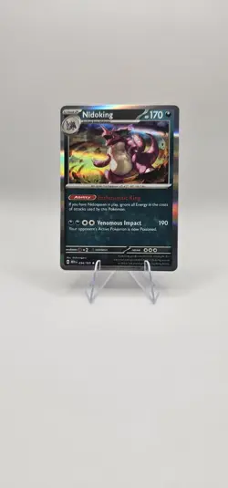 Nidoking 034/165 Scarlet & Violet 151 Holo Foil Card NM Condition - Image 1