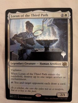 Loran of the third path Foil R Promo The Brother's War EX MTG - Image 1