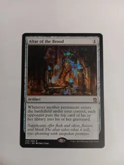 Wizards of the Coast Altar of the Brood Khans of Tarkir Rare Artifact Colorless - Image 1