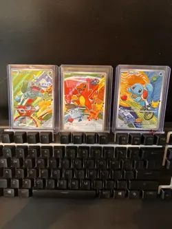 Pokemon TCG First Partner Illustration Collection Series 1 Kanto GEN 1 Starters - Image 1