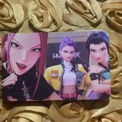 KPOP DEMON HUNTERS STAR Goddess Anime Holo ACG Card Fight - Image 1