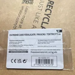 Pokemon Feraligatr 213 Promo Holo Illustration Contest 24, unopened promo pack - Image 4