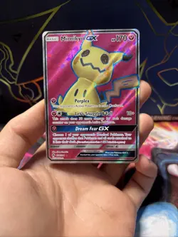 Pokemon TCG Mimikyu GX Full Art Ultra Rare 206/214 Lost Thunder Near Mint - Image 1