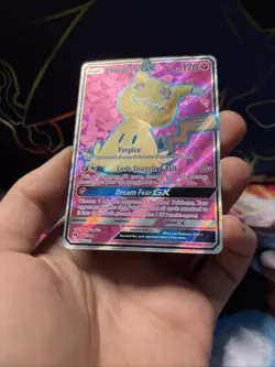 Pokemon TCG Mimikyu GX Full Art Ultra Rare 206/214 Lost Thunder Near Mint - Image 2