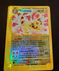 Pokemon Ampharos 2/165 Holo Reverse - Expedition - Played Condition - Image 1