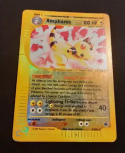 Pokemon Ampharos 2/165 Holo Reverse - Expedition - Played Condition - Image 3