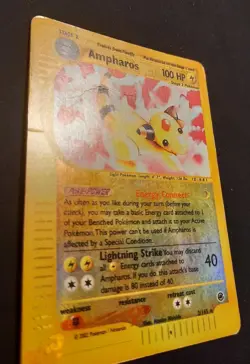 Pokemon Ampharos 2/165 Holo Reverse - Expedition - Played Condition - Image 4