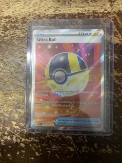 Pokemon TCG Ultra Ball Trainer 264/217 Ascended Heroes PACK FRESH IN HAND HTF - Image 1