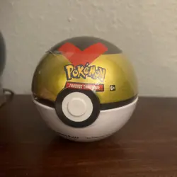 Pokemon TCG Tin Pokeball LEVEL BALL C21 Factory Sealed 2020 Winter 3 Packs Coin 820650808425 - Image 1