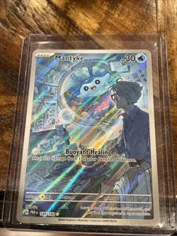 Mantyke - 189/182 Paradox Rift Illustration Rare Pokemon - MINT - Image 1