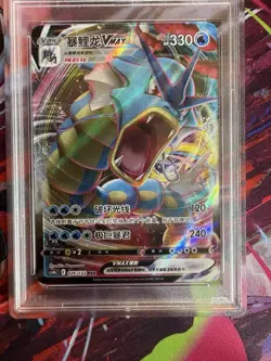PSA 10 Gyarados Vmax 026/132 SWSH Nine Colors RRR Holo Chinese - Image 2