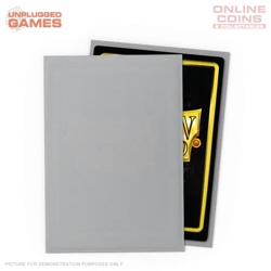 Dragon Shield 60 Japanese Size Card Sleeves - Matte Silver - Image 2